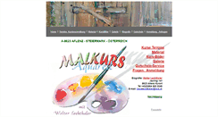 Desktop Screenshot of malkurs-aquarell.kunstwochen.at